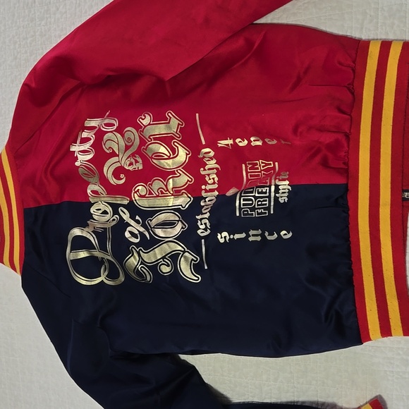 Harley Quinn Red and Blue Jacket Suicide Squad Property Of The Joker - Picture 3 of 12